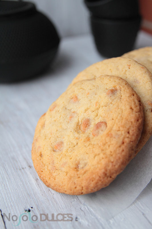 No solo dulces - Galletas toffe butterscotch chip cookies