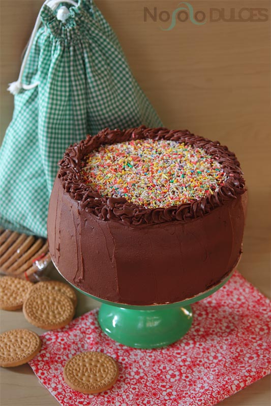 No solo dulces - Tarta de chocolate y galletas 2.0
