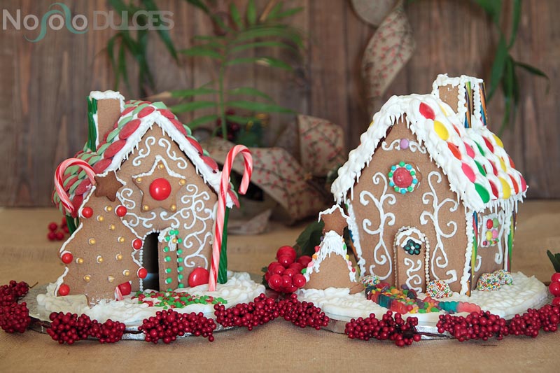 Receta de casita de galletas de jengibre perfecta para decorar con niños en Navidad