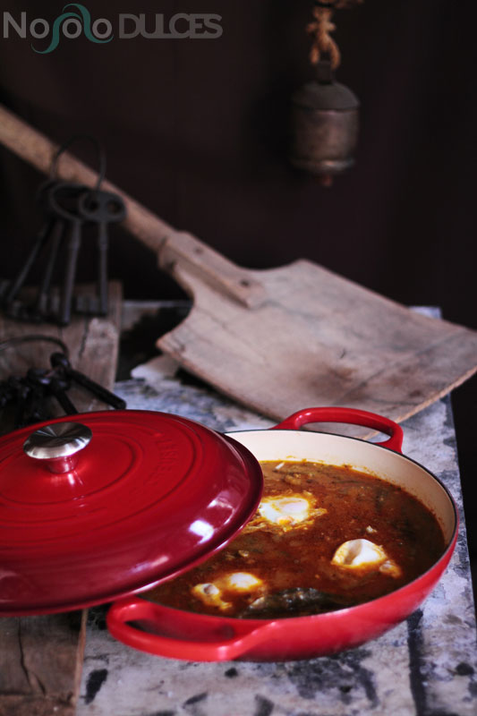 Receta tradicional andaluza de tagarninas esparragadas con huevo