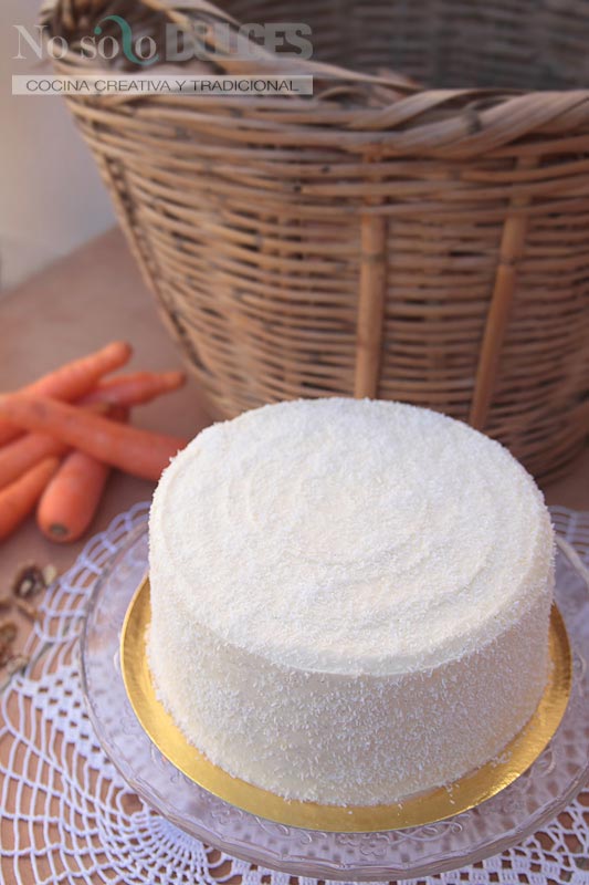 No solo dulces – Tarta de zanahoria – Carrot cake