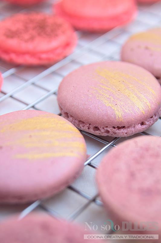 No solo dulces – Macarons perfectos chocolate frambuesa elaboracion