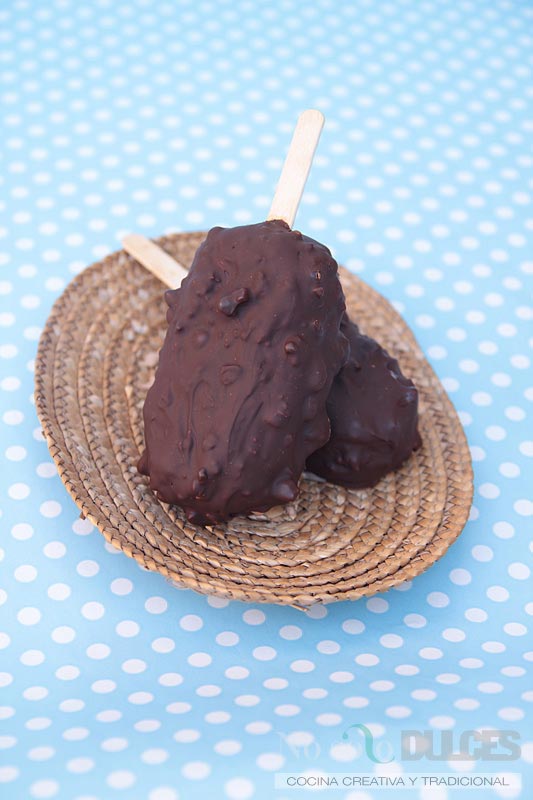 No solo dulces – helado macarons chocolate magnum casero