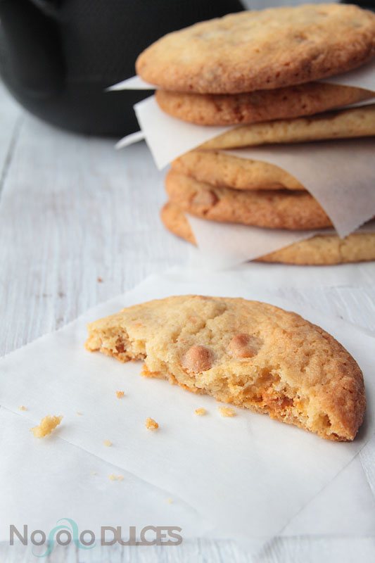 No solo dulces – Galletas toffe butterscotch chip cookies