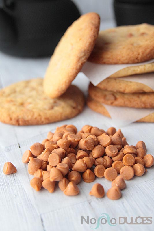 No solo dulces – Galletas toffe butterscotch chip cookies