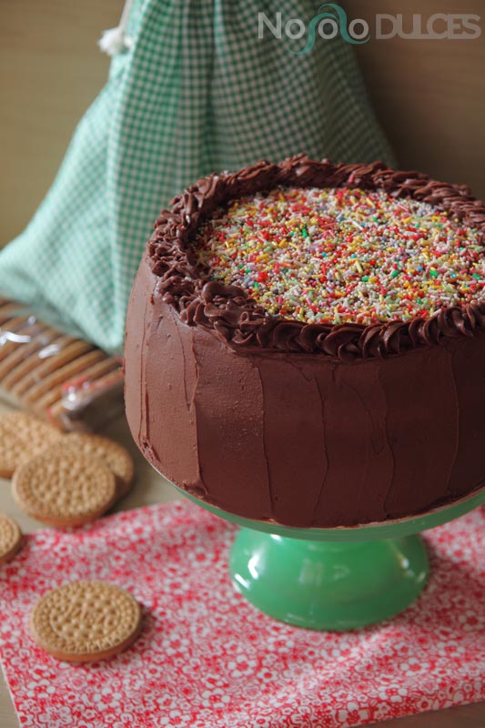 Tarta de chocolate y galletas v2.0 [Receta Blogueros cocineros Canal Cocina]